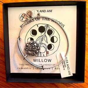 Alex and Ani Silver Willow Bangle👑HP👑